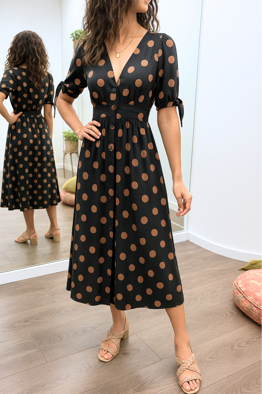 Kelly – Vestido Elegante de Poá