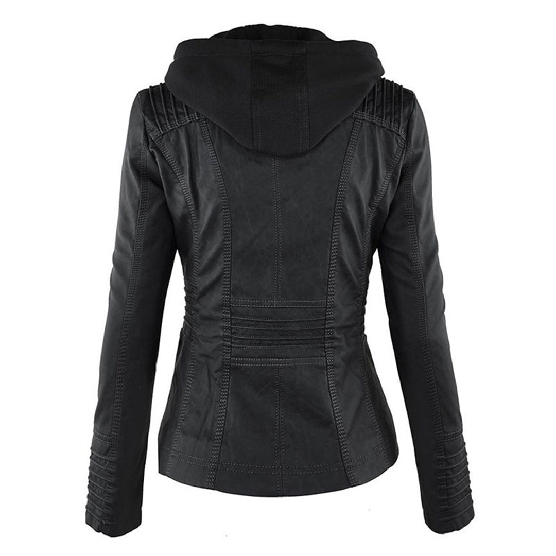 Bellini | Jaqueta de couro da moda com capuz