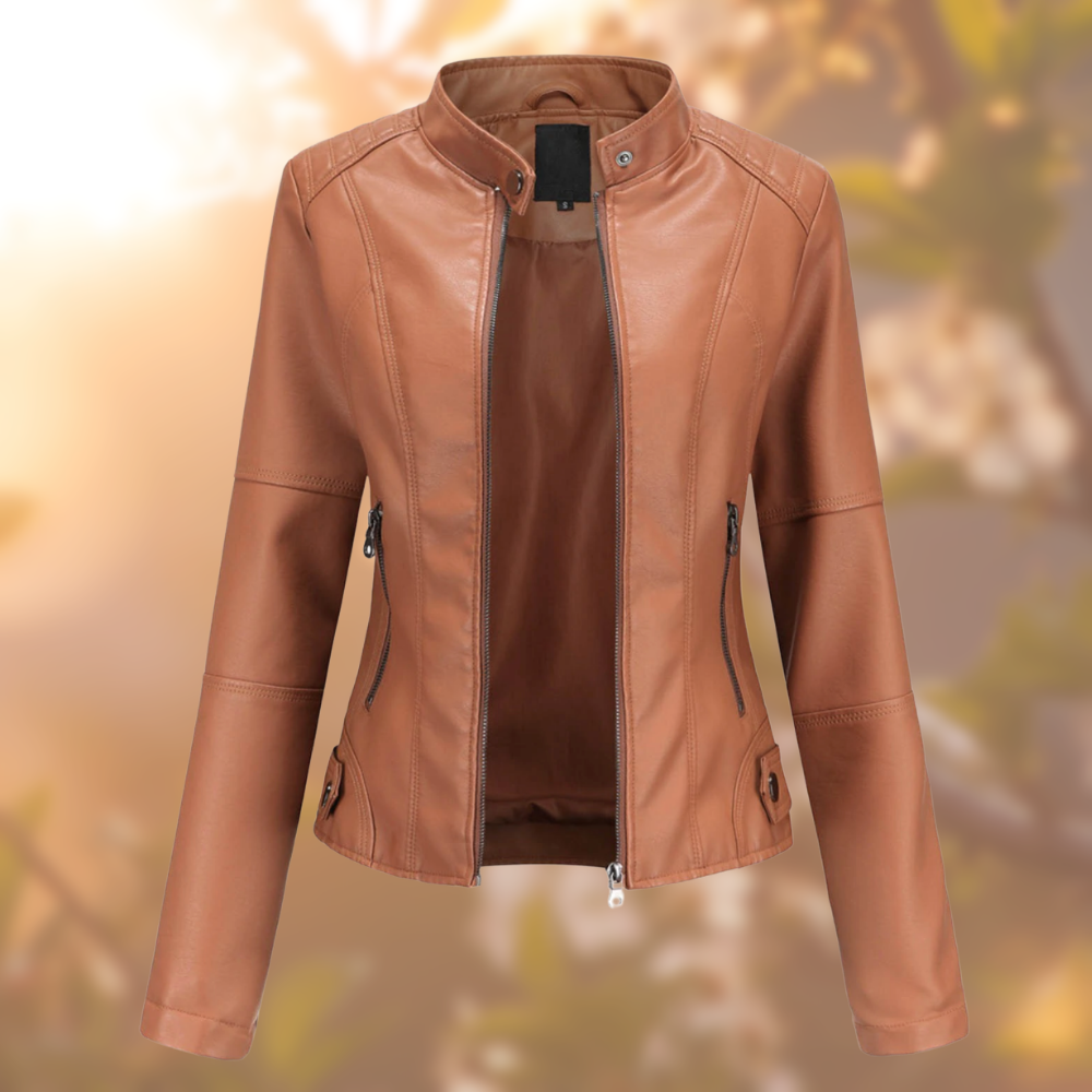 Bellini | Jaqueta de couro em estilo moderno