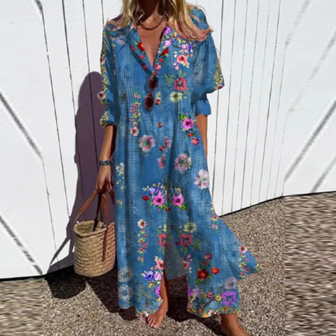 Vestido Longo Lily| Bloom Boldly
