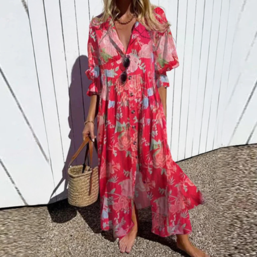 Vestido Longo Lily| Bloom Boldly