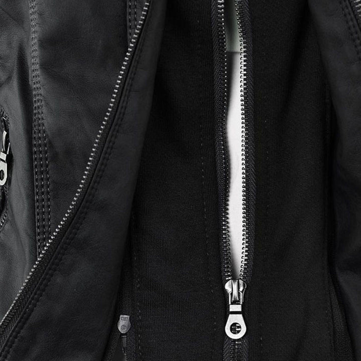 Bellini | Jaqueta de couro da moda com capuz