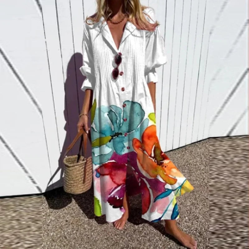 Vestido Longo Lily| Bloom Boldly