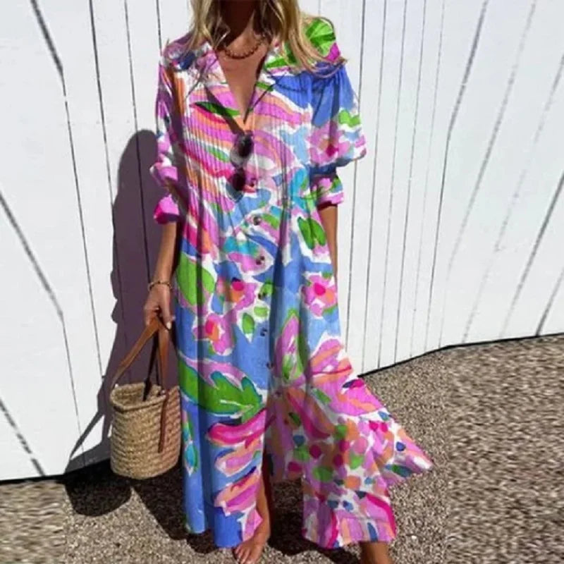 Vestido Longo Lily| Bloom Boldly