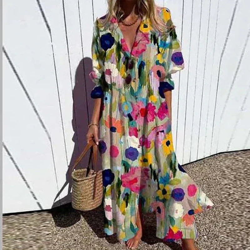 Vestido Longo Lily| Bloom Boldly